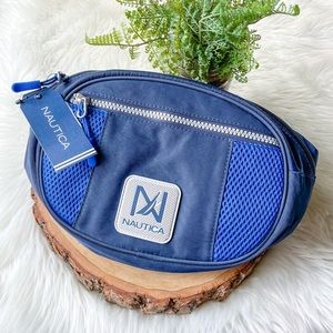 Nautica Navy Blue Fanny Pack Waist Bum Belt Bag